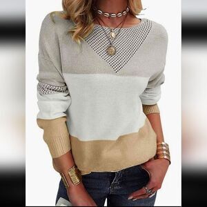 Color Block Sweater
